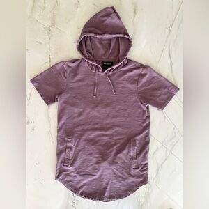 PACSUN Juniors size S Lavender short sleeve hoodie with pockets